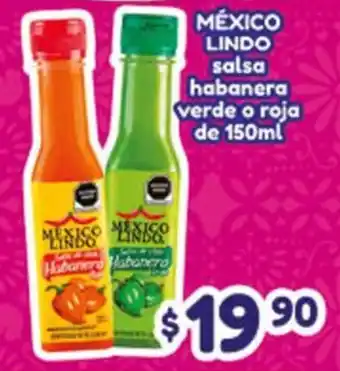 Mexico Lindo salsa habanera verde o roja
