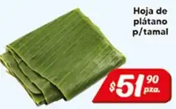 El Florido Hoja de plátano p/tamal oferta