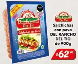 El Florido Del Rancho Del Tio Salchichas con Pavo oferta