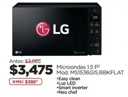 Chedraui LG Microondas 1.5 P3 oferta