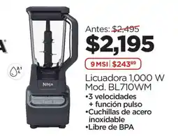 Chedraui Ninja Licuadora 1,000 W oferta