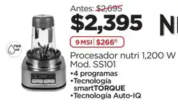 Chedraui Ninja procesador nutri oferta