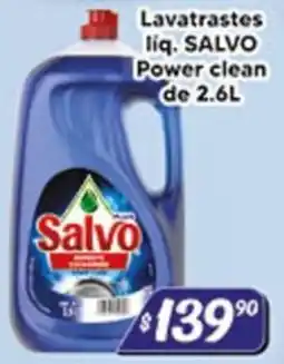 El Florido Salvo lavatrastes liq. power clean oferta