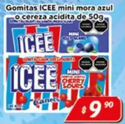 El Florido Icee mini mora azul o cereza acidita oferta