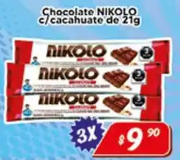 El Florido nikolo chocolate c/cacahuate oferta