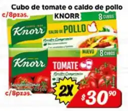 El Florido Knorr cubo de tomate o caldo de pollo oferta