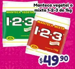 El Florido 1-2-3 manteca vegetal o mixta oferta
