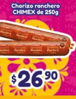 El Florido Chimex chorizo ranchero oferta
