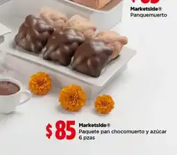 Bodega Aurrerá Marketside Paquete pan chocomuerto y azúcar oferta