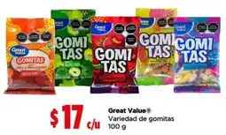 Bodega Aurrerá Great Value® Variedad de gomitas oferta