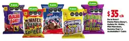 Bodega Aurrerá De la Rosa Paleta Malva Bony Galleta Mr. Wafer Mini Malvabón Gummy Pop Aciduladito Cubix oferta