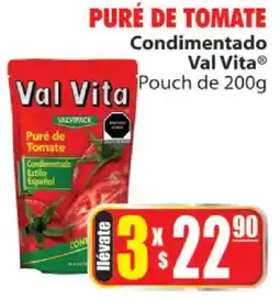 Casa Ley Val Vita Puré de Tomate Condimentado oferta