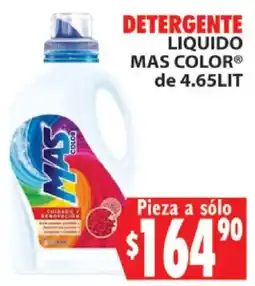 Casa Ley Mas Color Detergente Liquido oferta