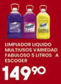 Alsuper Fabuloso limpiador liquido multiusos variedad oferta
