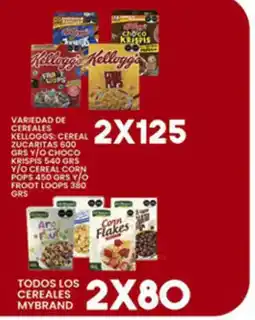 Alsuper Kellogg's variedad de cereales oferta