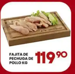 Alsuper Fajita de pechuga de pollo oferta