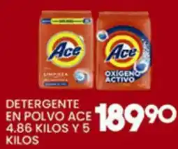 Alsuper Detergente en polvo ace oferta