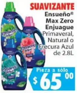Casa Ley Ensueneo Max Zero Enjuague Primaveral, Natural o Frecura Azul oferta