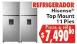 Casa Ley Hisense Refrigerador Top Mount 11 Pies oferta