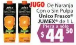 Casa Ley Jumex Jugo De Naranja Con o Sin Pulpa Unico Fresco oferta