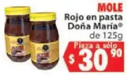 Casa Ley Doña María Mole Rojo en pasta oferta