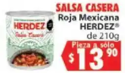 Casa Ley herdez salsa casera roja mexicana oferta