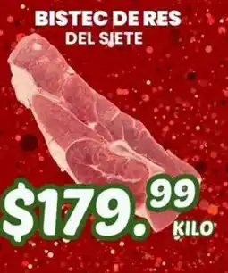 Guajardo bistec de res del siete oferta