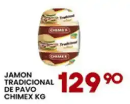 Alsuper chimex jamon tradicional de pavo oferta