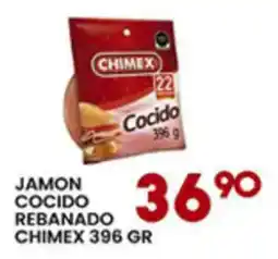 Alsuper chimex jamon cocido rebanado oferta