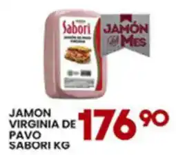 Alsuper Sabori jamon virginia de pavo oferta