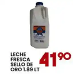 Alsuper leche fresca sello de oro oferta