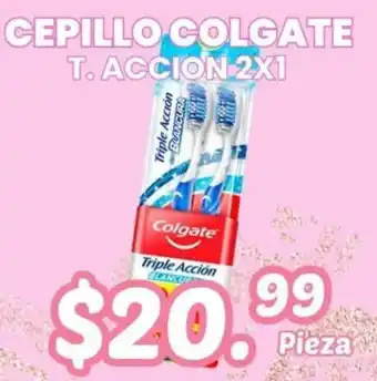 Colgate cepillo triple acción
