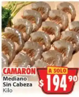 Casa Ley Camarón Mediano Sin Cabeza oferta