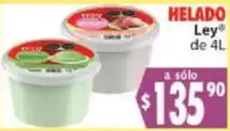 Casa Ley Helado Ley oferta