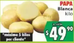 Casa Ley Papa Blanca oferta