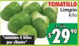 Casa Ley Tomatillo Limpio oferta