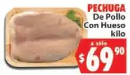 Casa Ley Pechuga De Pollo Con Hueso oferta