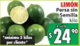 Casa Ley Limón Persa sin Semilla oferta