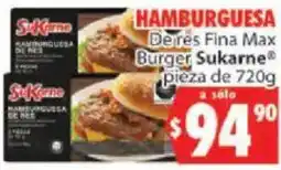 Casa Ley Sukarne Hamburguesa de Res oferta