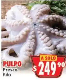 Casa Ley Pulpo Fresco oferta
