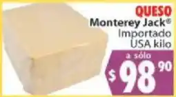 Casa Ley Queso Monterey Jack oferta