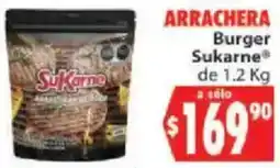 Casa Ley Sukarne Burger Arrachera oferta