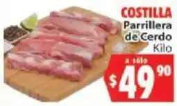 Casa Ley Costilla Parrillera de Cerdito oferta