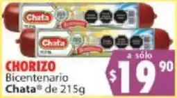 Casa Ley Chata Chorizo Bicentenario oferta