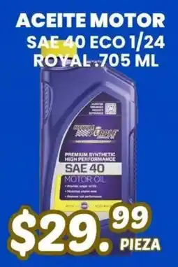 Guajardo royal purple aceite motor sae 40 eco 1/24 oferta