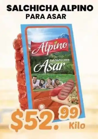 Alpino salchicha para asar