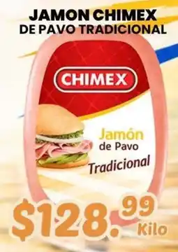 Guajardo Chimex Jamon de Pavo Tradicional oferta
