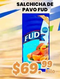 Guajardo Fud salchicha de pavo oferta