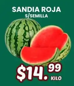 Guajardo Sandia Roja S/semilla oferta