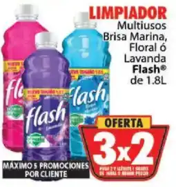 Casa Ley Flash Limpidor Multiusos Brisa Marina, Floral ó Lavanda oferta